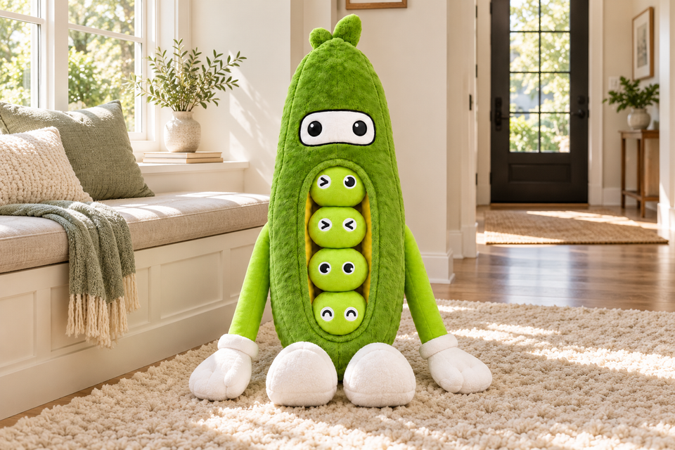 PEDODO seated in a real home entryway